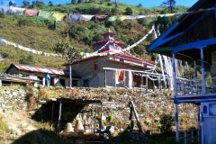 sing gompa from hotel